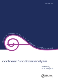 Cover image: Nonlinear Functional Analysis 1st edition 9780824782559