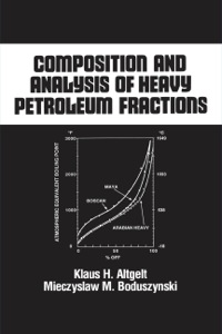 Imagen de portada: Composition and Analysis of Heavy Petroleum Fractions 1st edition 9780824789466