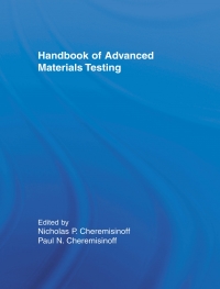 Omslagafbeelding: Handbook of Advanced Materials Testing 1st edition 9780824791964