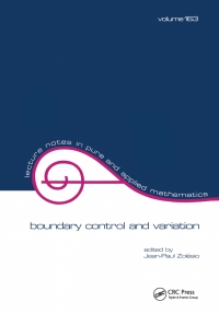 Titelbild: Boundary Control and Variation 1st edition 9781138417656