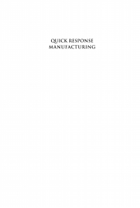 Cover image: Quick Response Manufacturing 1st edition 9781138196278