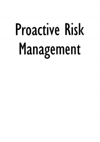 Cover image: Proactive Risk Management 1st edition 9781138438743