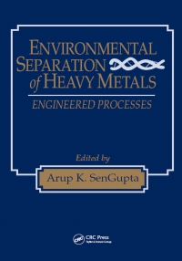 Cover image: Environmental Separation of Heavy Metals 1st edition 9780367396954