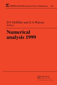 Cover image: Numerical Analysis 1999 1st edition 9781138413191