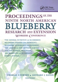 Imagen de portada: Proceedings of the Ninth North American Blueberry Research and Extension Workers Conference 1st edition 9781560221142