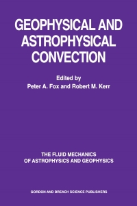 Cover image: Geophysical & Astrophysical Convection 1st edition 9789056992583