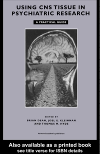 Immagine di copertina: Using CNS Autopsy Tissue in Psychiatric Research: A Practical Guide 1st edition 9789057022982