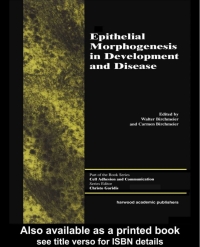 Imagen de portada: Epithelial Morphogenesis in Development and Disease 1st edition 9789057024191