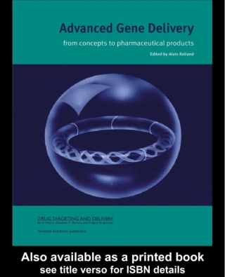 Imagen de portada: Advanced Gene Delivery 1st edition 9789057024382