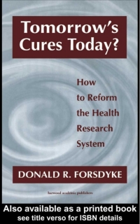 صورة الغلاف: Tomorrow's Cures Today? 1st edition 9789057026034