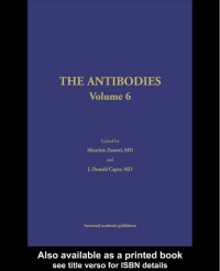 Imagen de portada: Antibodies 1st edition 9789057026300