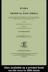 Cover image: Flora of tropical East Africa - Callitrichaceae (2003) 1st edition 9789058094124