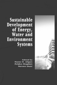 Cover image: Sustainable Development of Energy, Water and Environment Systems 1st edition 9789058096623