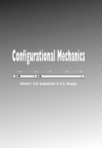 Cover image: Configurational Mechanics 1st edition 9789058096678
