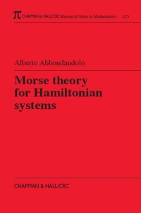 表紙画像: Morse Theory for Hamiltonian Systems 1st edition 9781138417588