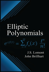 Imagen de portada: Elliptic Polynomials 1st edition 9780367844714