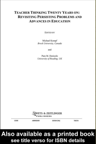 Cover image: Teacher Thinking Twenty Years on 1st edition 9789026519543