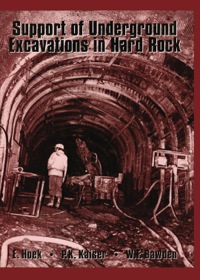 Imagen de portada: Support of Underground Excavations in Hard Rock 1st edition 9789054101864