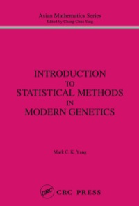 Imagen de portada: Introduction to Statistical Methods in Modern Genetics 1st edition 9789056991340