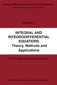 صورة الغلاف: Integral and Integrodifferential Equations 1st edition 9780367844776