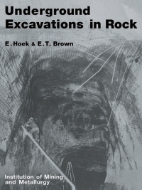 Imagen de portada: Underground Excavations in Rock 1st edition 9781138473928