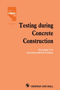 Imagen de portada: Testing During Concrete Construction 1st edition 9780367863791