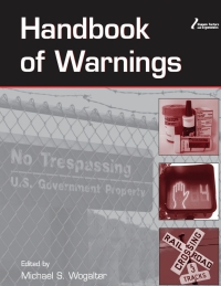 Cover image: Handbook of Warnings 1st edition 9780805847246