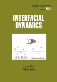 Imagen de portada: Interfacial Dynamics 1st edition 9780824700065