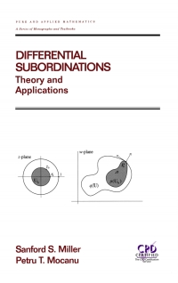 Imagen de portada: Differential Subordinations 1st edition 9780824700294