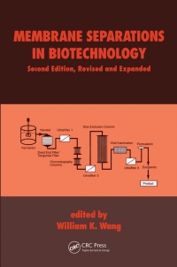 Cover image: Membrane Separations in Biotechnology 2nd edition 9780367397432
