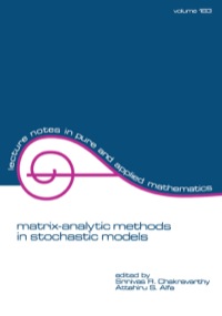 Cover image: Matrix-Analytic Methods in Stochastic Models 1st edition 9780824797669