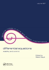 Imagen de portada: Differential Equations 1st edition 9780824784041