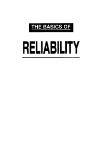Titelbild: The Basics of Reliability 1st edition 9781138464254