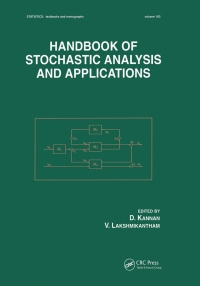 Cover image: Handbook of Stochastic Analysis and Applications 1st edition 9780824706609