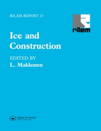 Cover image: Ice and Construction 1st edition 9780367449285