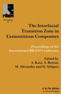 Cover image: Interfacial Transition Zone in Cementitious Composites 1st edition 9780367865948