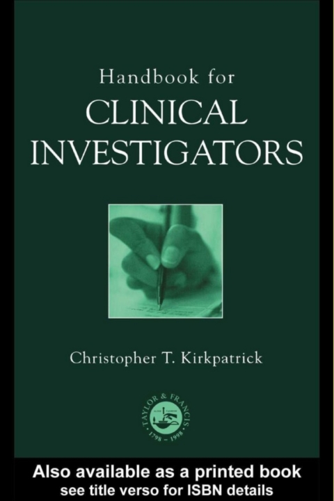 Handbook for Clinical Investigators, 1st Edition - FULL INSTANT DOWNLOAD | PDF DOCX EPUB