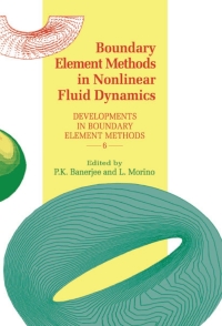 Titelbild: Boundary Element Methods in Nonlinear Fluid Dynamics 1st edition 9781851664290