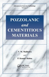 صورة الغلاف: Pozzolanic and Cementitious Materials 1st edition 9781138414044