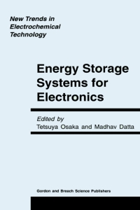 Cover image: Energy Storage Systems in Electronics 1st edition 9789056991760