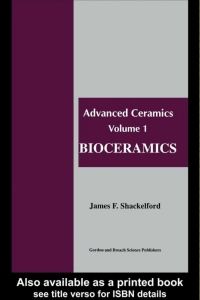 Omslagafbeelding: Bioceramics 1st edition 9789056996123