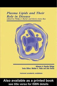 Cover image: Plasma Lipids and Their Role in Disease 1st edition 9789057024665