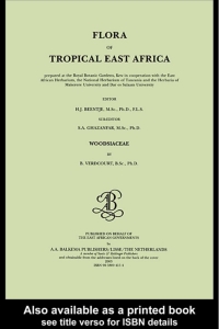 Imagen de portada: Flora of tropical East Africa - Woodsiaceae (2003) 1st edition 9789058094155