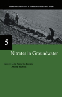 صورة الغلاف: Nitrates in Groundwater 1st edition 9789058096647