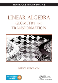 Imagen de portada: Linear Algebra, Geometry and Transformation 1st edition 9781482299281