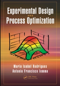 Omslagafbeelding: Experimental Design and Process Optimization 1st edition 9781138034396