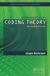 Titelbild: Introduction to Coding Theory 2nd edition 9781032477190