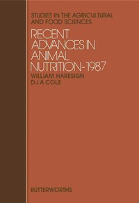 Cover image: Recent Advances in Animal Nutrition 9780407011632