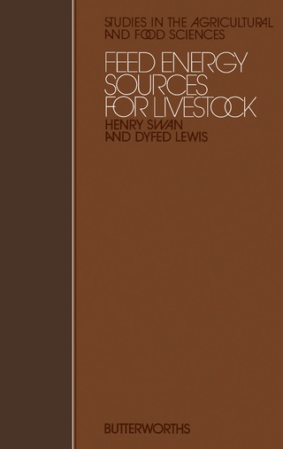 Titelbild: Feed Energy Sources for Livestock 9780408707138