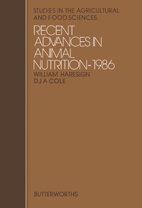 Cover image: Recent Advances in Animal Nutrition 9780407011625